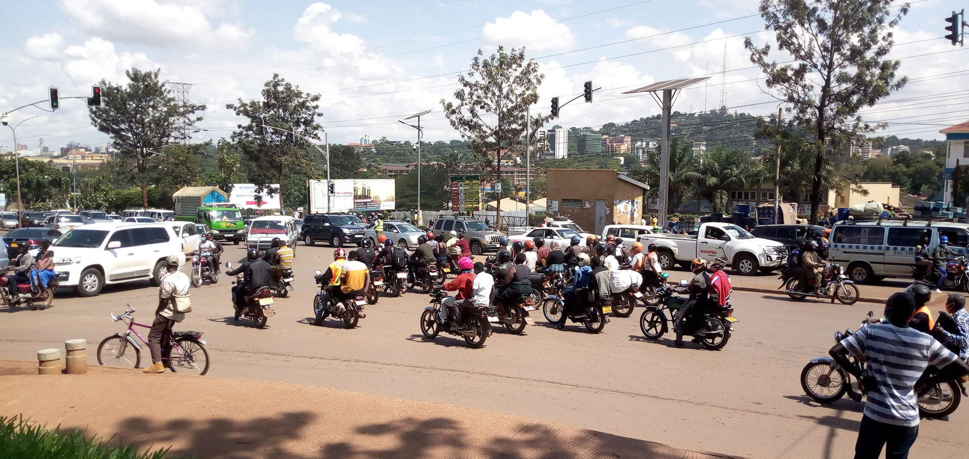 There is limited Helmet use by passengers on Boda Bodaacc to photo, a vice that is very risky to the passenger